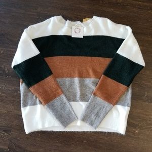 Color block sweater
